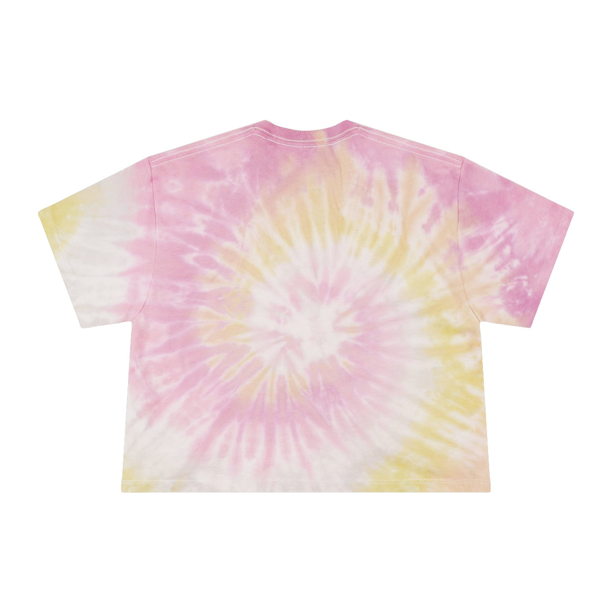 Beach Stamp Series Tie-Dye Crop Tee