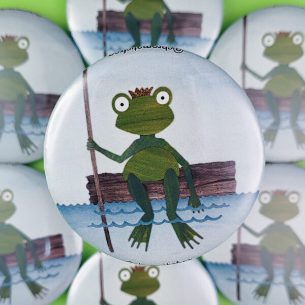 "Frog King" Pin