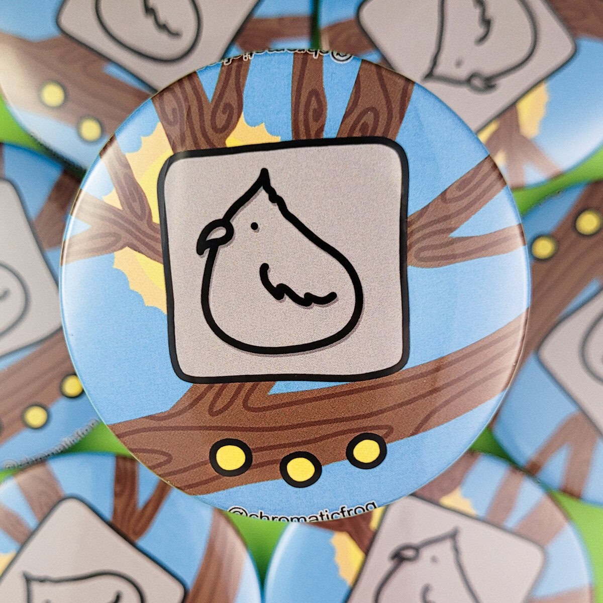 "Virtual Bird" Pin