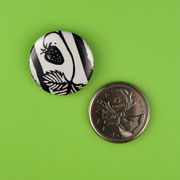 “Strawberry” Eraser Stamp Pin - Image 3